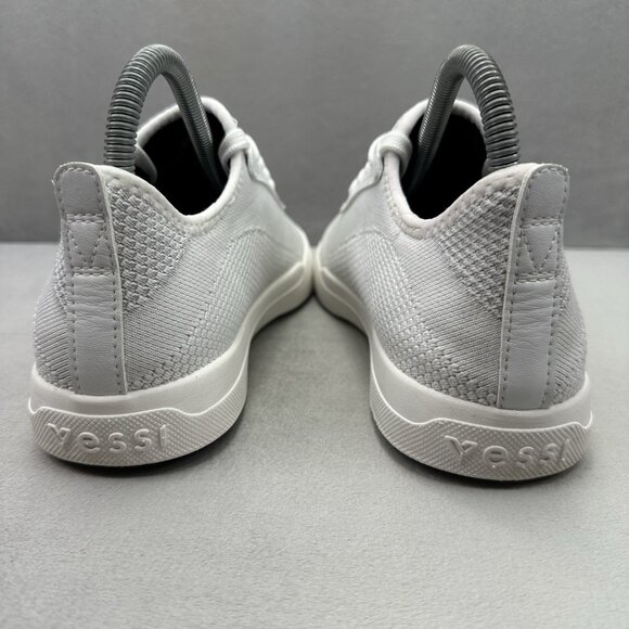 Vessi Weekend Sneaker Womens Size 7 Shoes White Waterproof Knit Lace-Up Casual - Picture 4 of 8